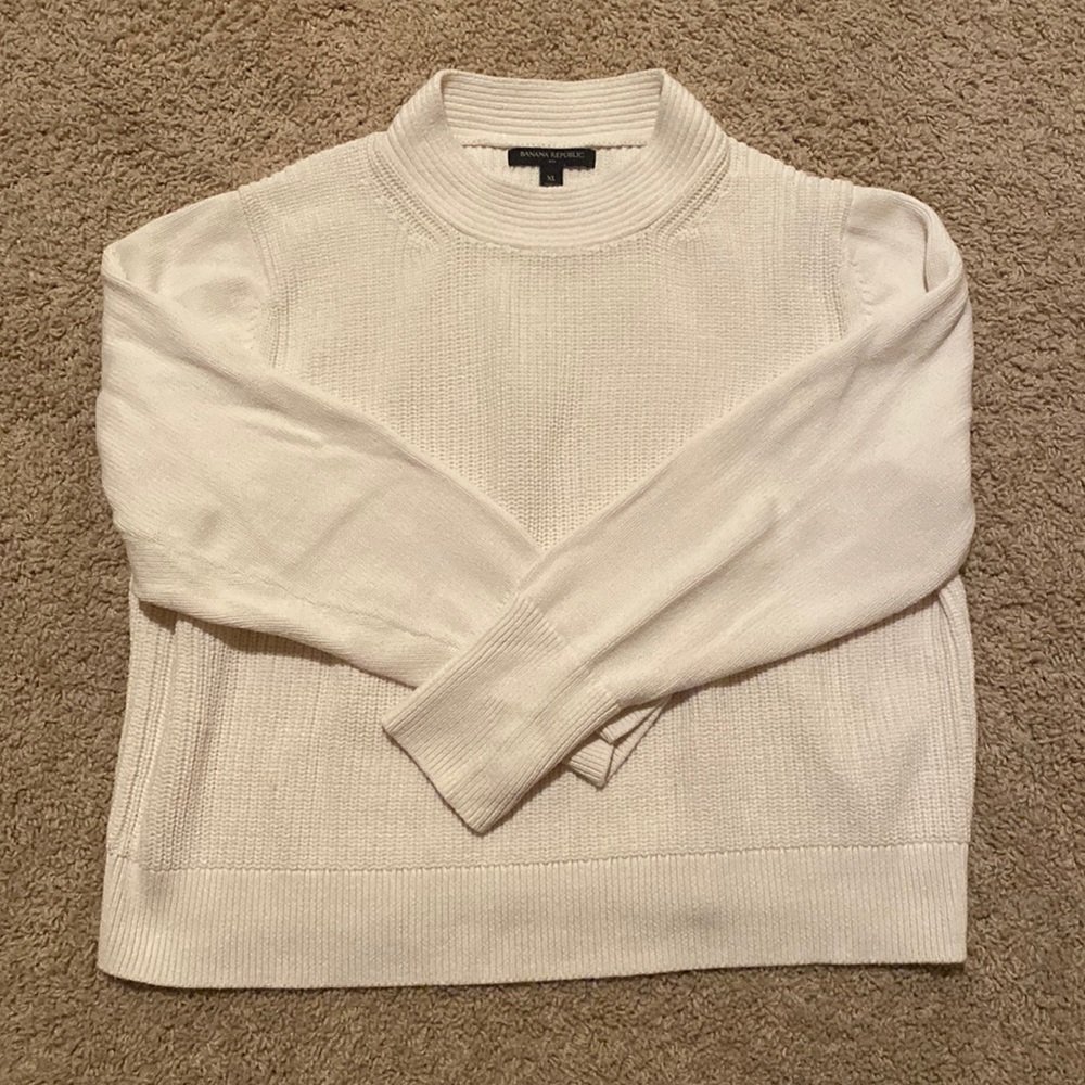 Cream Banana Republic Sweater